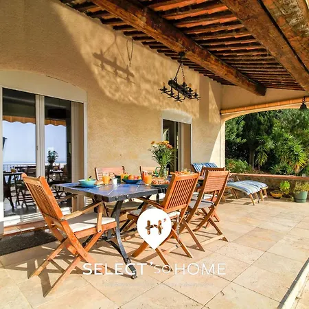 Select'sohome - Magnifique Pour 10 Personnes Avec Piscine A Debordement Et Vue Sur La ! - Pavillou Villa