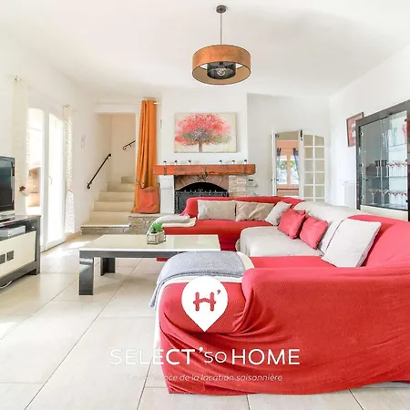 Villa Select'sohome - Magnifique Pour 10 Personnes Avec Piscine A Debordement Et Vue Sur La ! - Pavillou