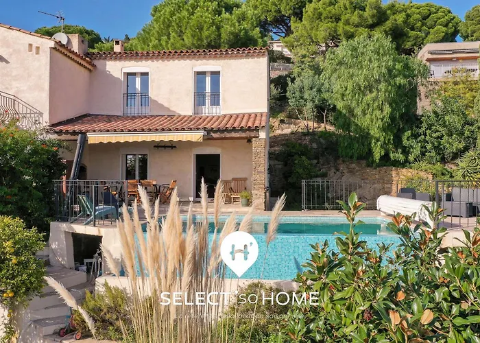 Villa Select'sohome - Magnifique Pour 10 Personnes Avec Piscine à Débordement Et Vue Sur La ! - Pavillou *