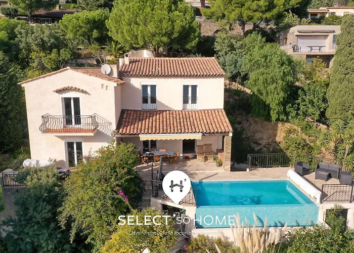 Villa Select'sohome - Magnifique Pour 10 Personnes Avec Piscine A Debordement Et Vue Sur La ! - Pavillou *