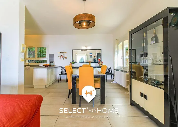 Select'sohome - Magnifique Pour 10 Personnes Avec Piscine A Debordement Et Vue Sur La ! - Pavillou